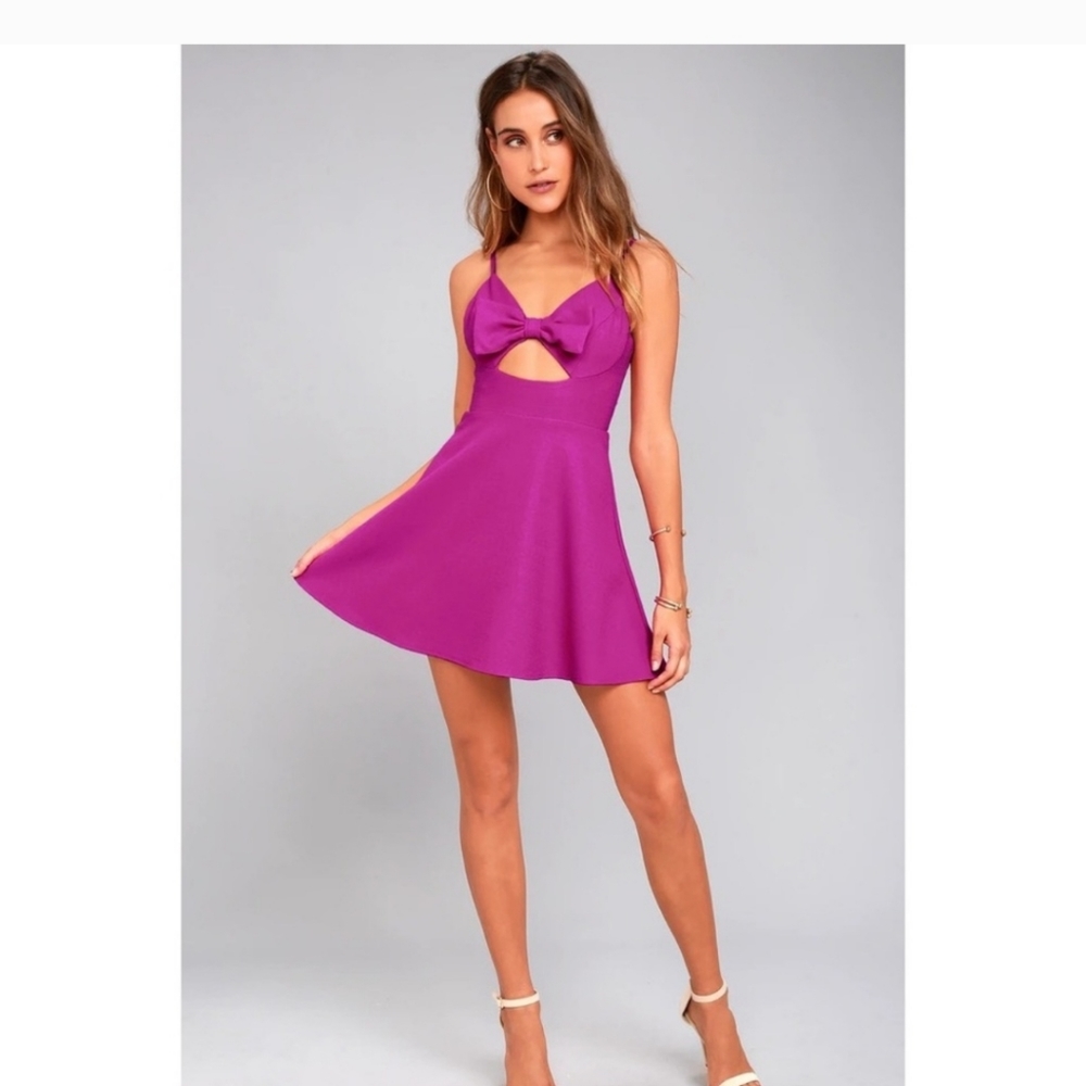 Lulu’s size L Better Bow-Lieve It Dress New with tags.